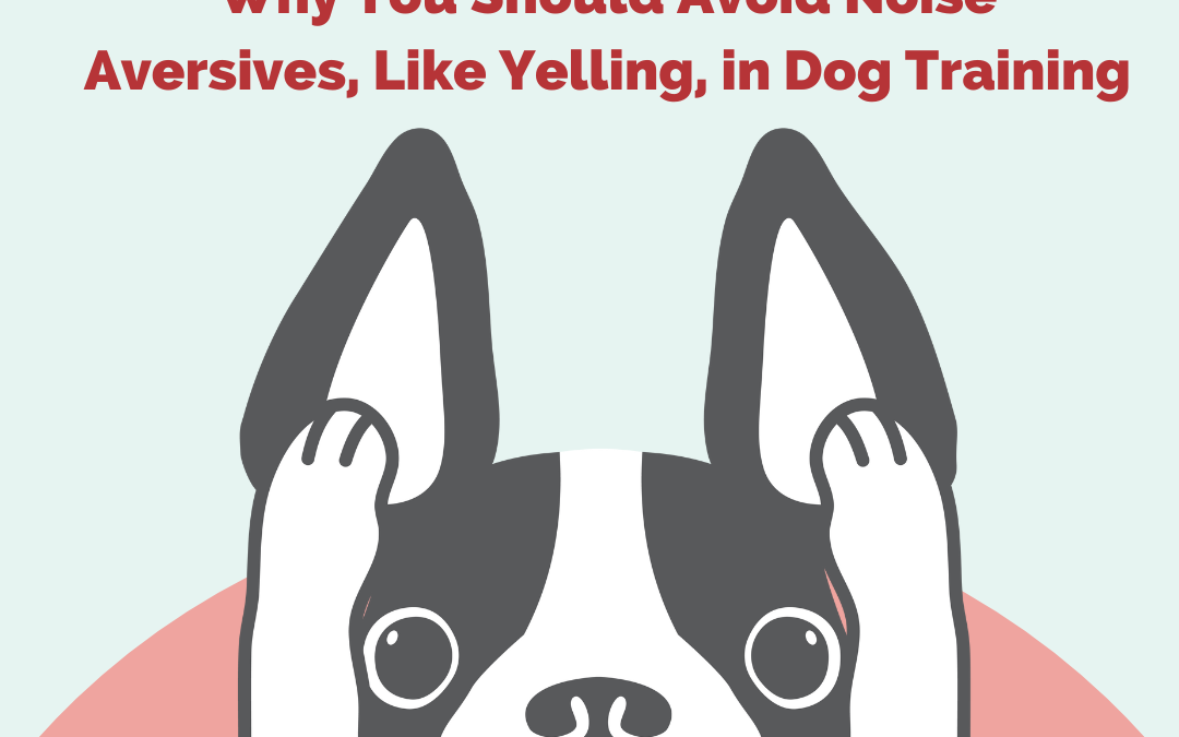 Why You Should Avoid Noise Aversives (Like Yelling) in Dog Training